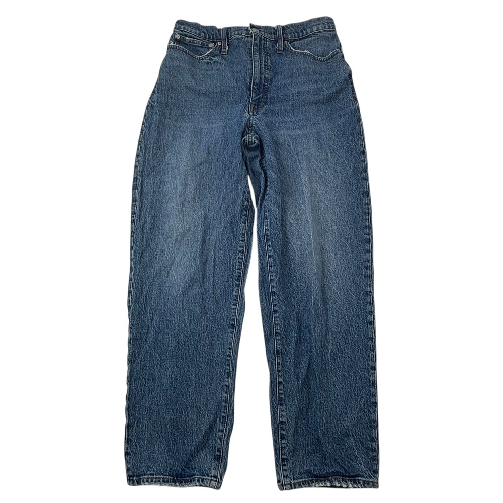 Madewell Women's Size 30T 30 Tall Raw Hems Balloon Jeans 27.5" Inseam - Picture 15 of 16